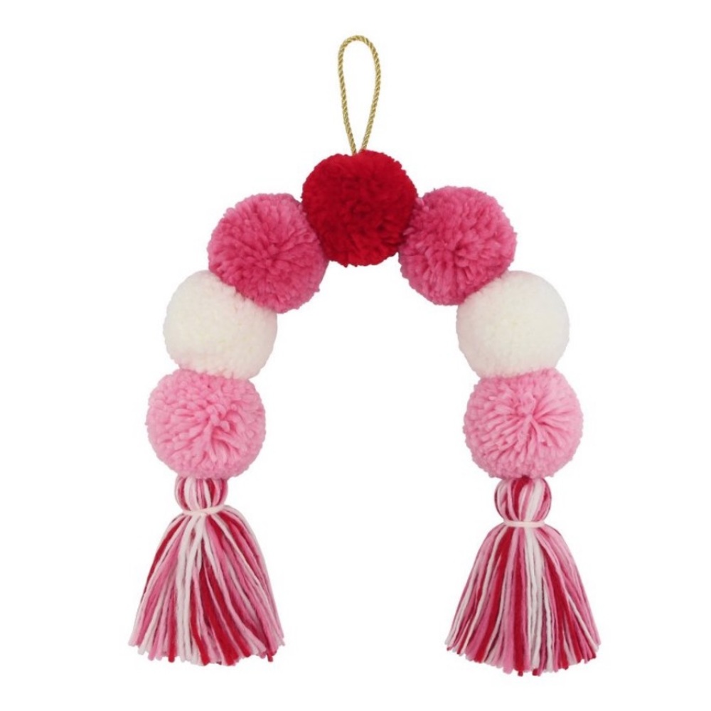 Pom pom rainbow new with tags